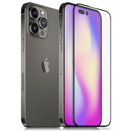 Sticlă călită 3D pentru iPhone 15 Pro Max, negru