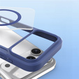 Husă Dux Ducis pentru iPhone 17 Pro, Skin X Pro, cu clapetă, pentru MagSafe, albastru marin