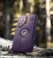 Husă blindată pentru Samsung Galaxy S25+ Plus, Dexnor CamProtect MagSafe, violet (Două rame)