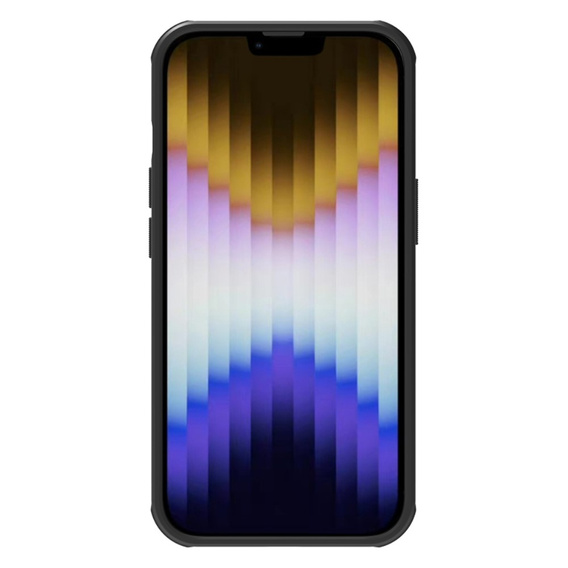 Husa NILLKIN pentru iPhone15 Plus, Frosted Shield, pentru MagSafe, negru