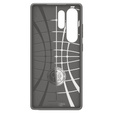 Carcasa Spigen pentru Samsung Galaxy S25 Ultra, Liquid Air, gri + 9H Tempered Glass