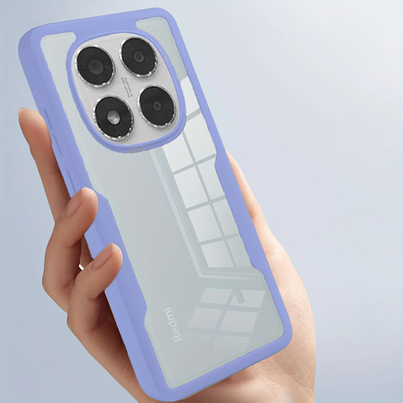 Carcasă pentru Xiaomi Redmi Note 14 Pro 5G, Shockproof, cu folie, violet