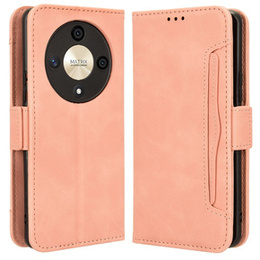 Cu clapetă pentru Honor Magic 6 Lite 5G, Card Slot, roz