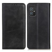 Husa cu clapetă pentru Asus Zenfone 8, Split Leather, negru