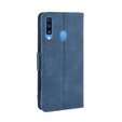 Cu clapetă pentru Samsung Galaxy A20s, Card Slot, albastru închis