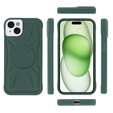 Husă pentru iPhone 15 Plus, ERBORD Armor Mag, verde