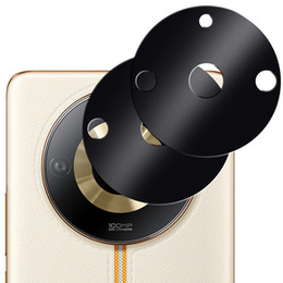 2x ERBORD sticlă călită ERBORD pentru camera pentru Realme 11 Pro 5G / Pro + 5G, negru