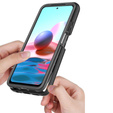 Carcasă pentru Xiaomi Redmi Note 10 / 10S, Shockproof, cu folie, albastru