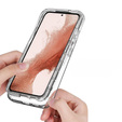 Carcasă pentru Samsung Galaxy S23, Shockproof, cu folie, transparentă