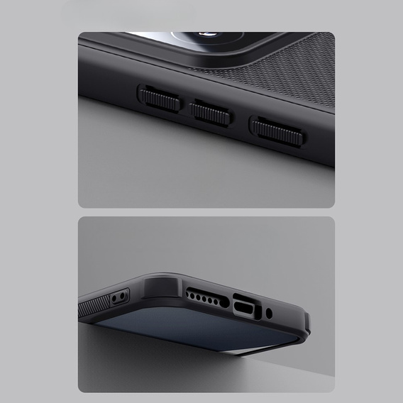 Husa NILLKIN pentru Xiaomi 15, Frosted Shield, pentru MagSafe, negru