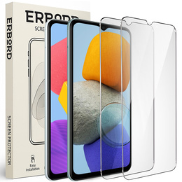 2x sticlă călită pentru Samsung Galaxy M23 / M13, ERBORD 9H Hard Glass pe ecran