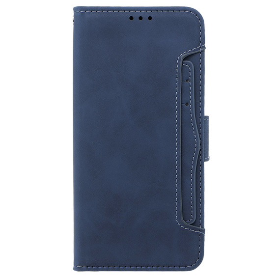 Cu clapetă pentru Oppo A79 5G, Card Slot, albastru