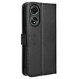 Cu clapetă pentru Oppo A58 4G, Smart Magnet, negru