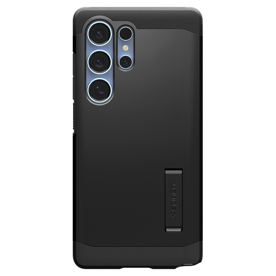 Carcasa Spigen pentru Samsung Galaxy S25 Ultra, Tough Armor Mag MagSafe, negru + 9H Tempered Glass