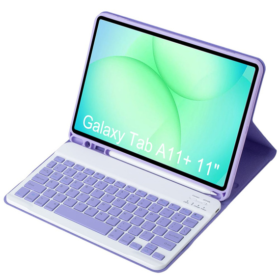 Husă cu tastatură pentru tableta Samsung Galaxy Tab A11+