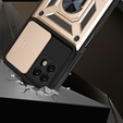 Husă blindată pentru Realme C21, CamShield Slide, de aur