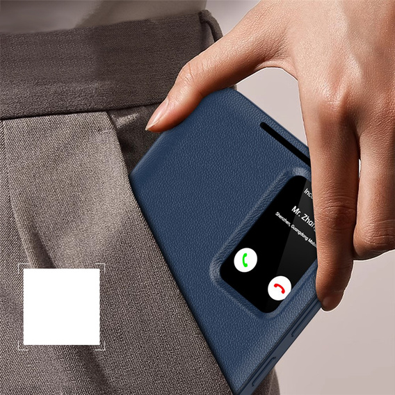 Husă Smart View Wallet pentru Samsung Galaxy S26, albastră