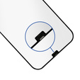 2x Sticlă temperată pentru iPhone 12 Pro Max, ERBORD Easy App Full Screen Protector