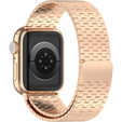 Brățară din oțel pentru Apple Watch 1/2/3/4/4/5/6/6/7/8/SE/ULTRA 42/44/45/49 MM - roz rose gold