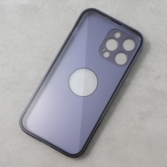 Husă pentru iPhone 13 Pro Max, Dual Glass, pentru Magsafe, violet