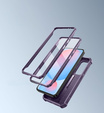 Husă blindată pentru Samsung Galaxy S24 FE, Dexnor Full Body (Two Frames), violet