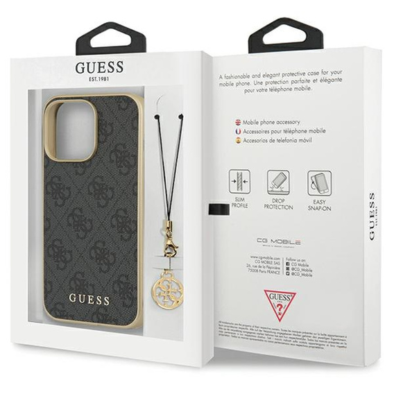 Husă GUESS 4G Charms Collection pentru iPhone 14 Pro Max