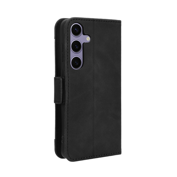 Cu clapetă pentru Samsung Galaxy S25 FE, Card Slot, negru