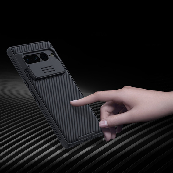 Carcasă blindată Nillkin pentru Google Pixel 7 Pro 5G, CamShield Pro, negru