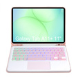 Husă cu tastatură Bluetooth iluminată și touchpad pentru Samsung Galaxy Tab A11+