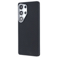 Carcasa pentru Samsung Galaxy S25 Ultra, Carbon Fiber MagSafe, negru