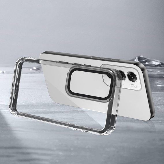 Huse pentru Oppo A80, Fusion Hybrid, transparent / negru