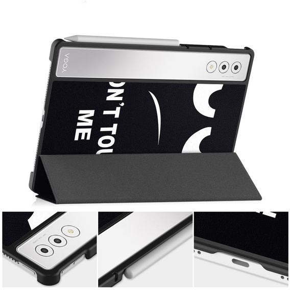Husă pentru Lenovo Yoga Tab Plus, Smartcase, don't touch me
