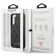 GUESS Huse pentru Samsung Galaxy S23, 4G Metal Gold Logo, gri