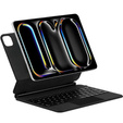Husă de tastatură pentru iPad Pro 13" 2024, Magnetic Keyboard Touchpad, negru