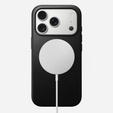Husă Nomad pentru iPhone 17 Pro, husă modernă din piele, negru
