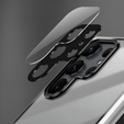 Husa pentru Samsung Galaxy S25 Ultra, Magnetic Dual Glass, de argint