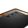 Carcasa Spigen pentru Samsung Galaxy S25, Thin Fit Mag, negru + sticlă temperată 9H