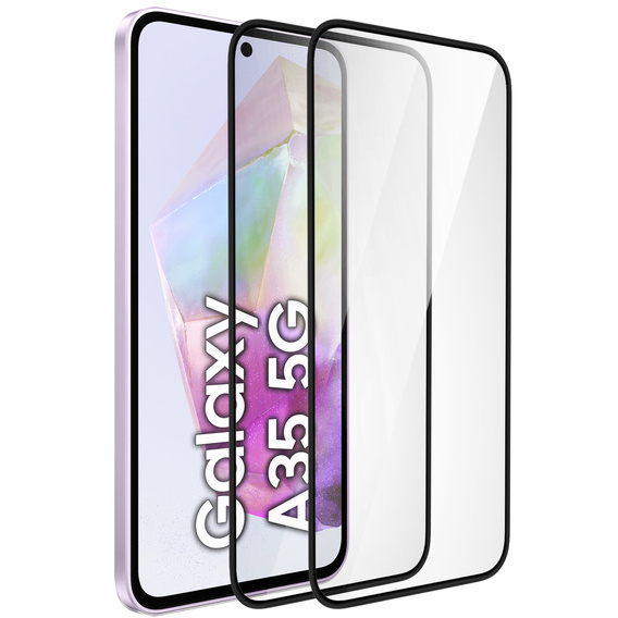 2x sticlă ceramică ERBORD Hybrid Glass pentru Samsung Galaxy A35 5G