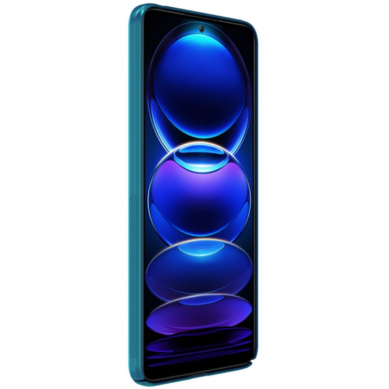 Carcasă NILLKIN pentru Xiaomi Redmi Note 12 5G / POCO X5 5G, Super Frosted Shield Case, albastru