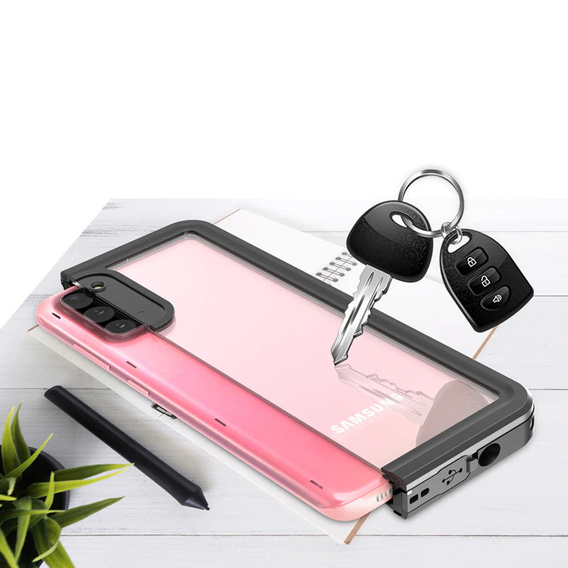 Husă impermeabilă IP68 pentru Samsung Galaxy S20 FE, negru