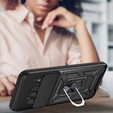 Husă blindată pentru Google Pixel 6 Pro, CamShield Slide, negru