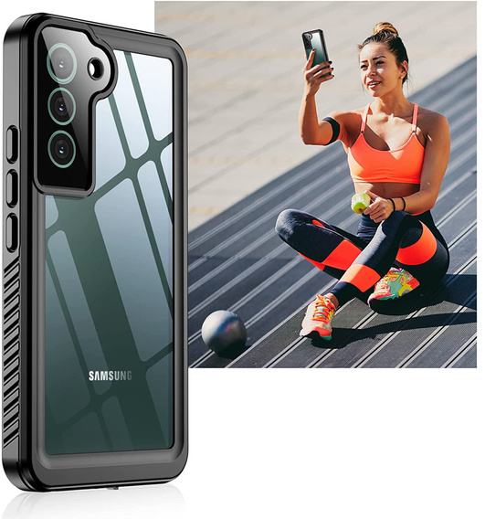 Husă impermeabilă IP68 pentru Samsung Galaxy S21 FE, negru
