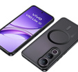Husă pentru Vivo V50 Lite 4G / 5G, pentru MagSafe, ERBORD Matt Case, negru