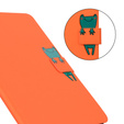 Husă pentru Lenovo Tab M10 Plus 10.6 Gen 3, cu clapetă, animal, portocaliu