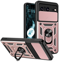 Husă blindată pentru Google Pixel 8, CamShield Slide, roz rose gold