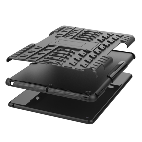 Carcasă pentru iPad 10.2 2021 / 2020 / 2019, Tire Armor, negru