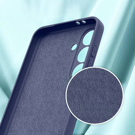 Husa pentru Samsung Galaxy A56 5G, Silicone Lite, albastru închis