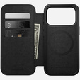 Carcasă Nomad pentru iPhone 17 Pro, Modern Leather Folio, maro