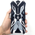 Husă blindată pentru ASUS ROG Phone 8 Pro, Aluminum Alloy, negru