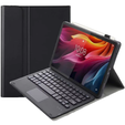 Carcasă + tastatură Lenovo Tab K11 Plus, Leather Pen Slot TouchPad, negru